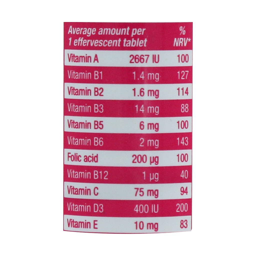 قرص جوشان مولتی ویتامین یوروویتال 20 عدد - Image 3