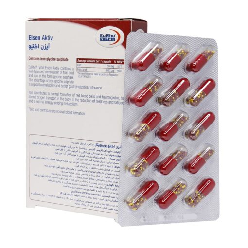 کپسول آیزن اکتیو یوروویتال 30 عدد - Image 2