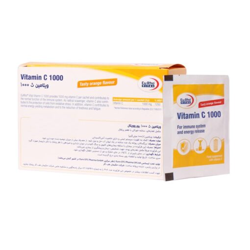 ساشه ویتامین C 1000 میلی گرم یوروویتال 30 عدد - Image 2