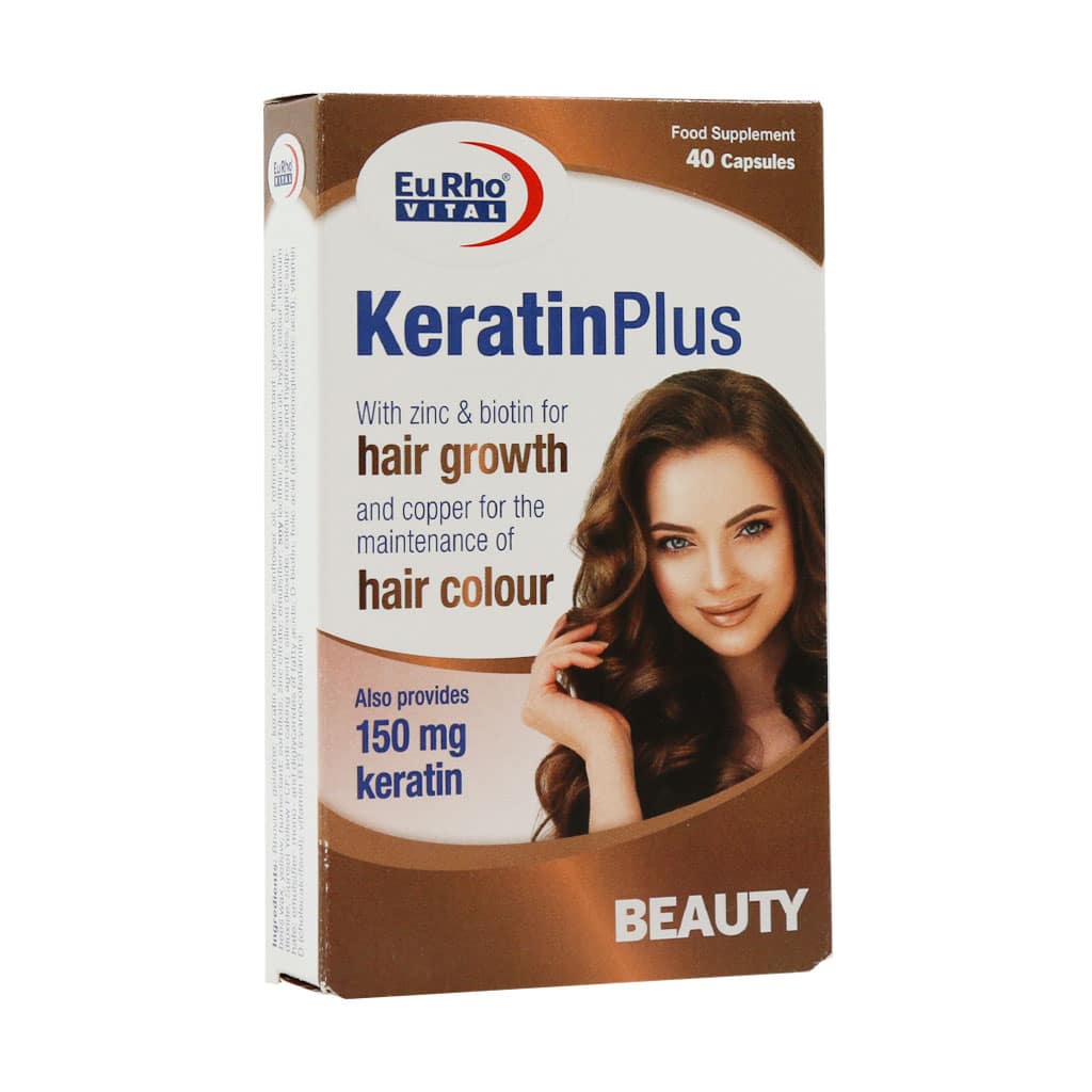 کپسول کراتین پلاس یوروویتال 40 عددی