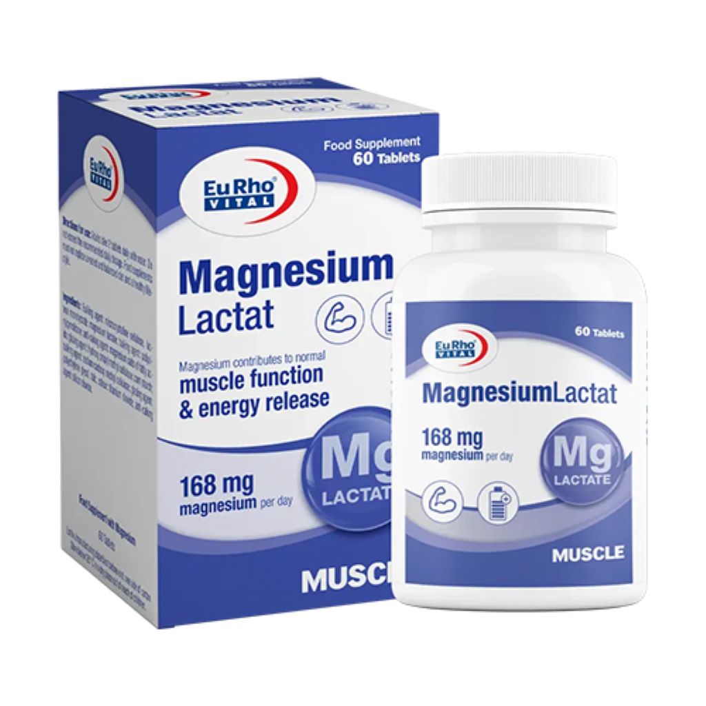 قرص منیزیم لاکتات یوروویتال 60 عددی